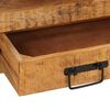 vidaXL Wastafel Kast met lade Bruin 71 x 33 x 58 cm Massief Mango Hout