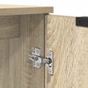 vidaXL Badkamer Kast Sonoma Eiken 64,5 x 33,5 x 59 cm Bewerkt hout