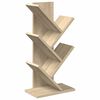 vidaXL Boom Boekenplank 4-Tier 30 x 18 x 60 cm Bewerkt hout