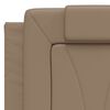 vidaXL Bedframe "Viana" met LED zonder matras cappuccino 140x190 cm