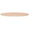 vidaXL Tafelblad rond &Oslash;90x2,5 cm onbehandeld massief eikenhout