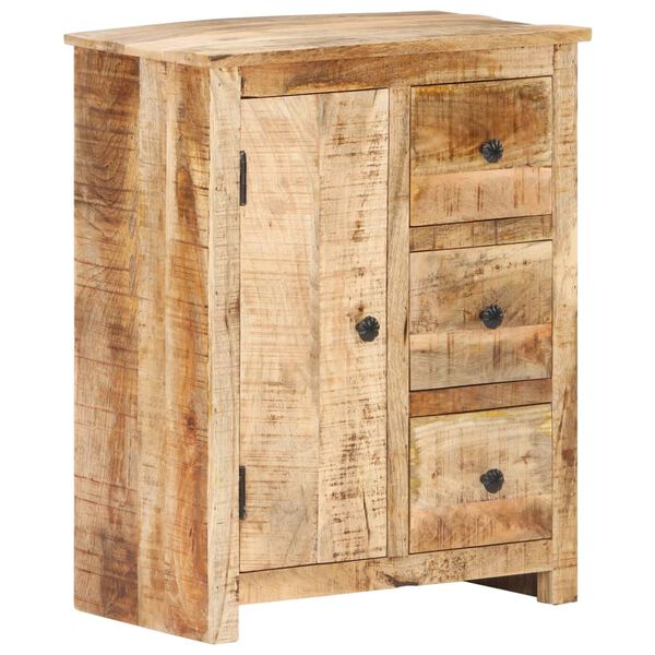 vidaXL Dressoir 59x35x75 cm ruw mangohout