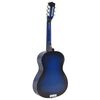 vidaXL Gitaar klassiek beginner en kinderen 3/4 36" blauw