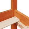 vidaXL Bedframe zonder matras massief grenenhout wasbruin 100x200 cm