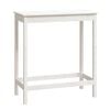 vidaXL Bartafel 100x50x110 cm massief grenenhout wit
