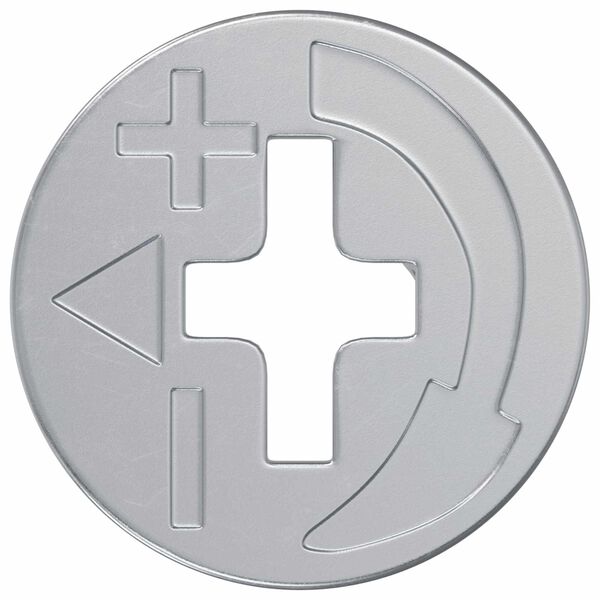 vidaXL Cam Lock Moeren 2 pcs Zilver 15 x 11,5 mm Staal