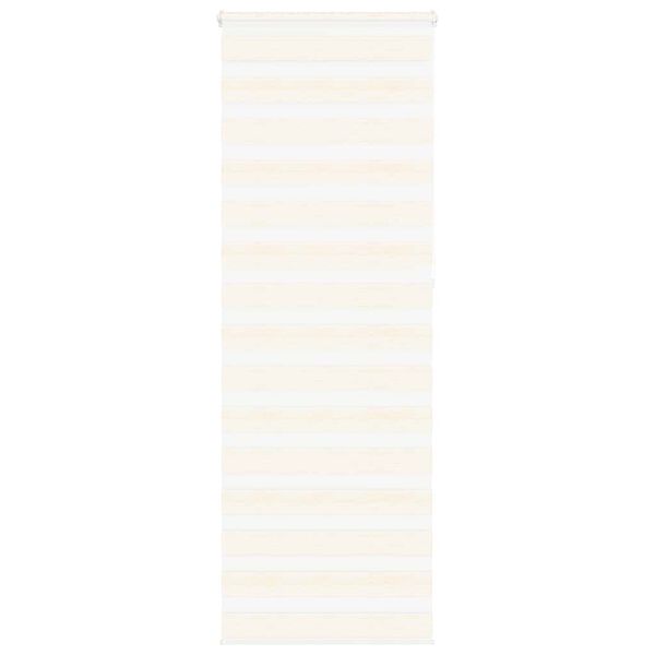 vidaXL Zebra rolgordijn 85x230 cm stofbreedte 80,9 cm marmerbeige