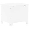 vidaXL Opbergbox met deksel RANA 60x49x54 cm massief grenenhout wit