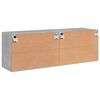 vidaXL Tv-meubels 2 st wandgemonteerd 60x30x41 cm betongrijs