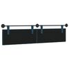 vidaXL Hangend Hoofdeinde Wandgemonteerd Blauw 210 x 55 x 7 cm Fluweel
