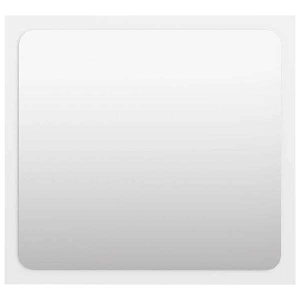 vidaXL Badkamerspiegel 40x1,5x37 cm spaanplaat hoogglans wit