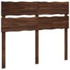 vidaXL Live Edge Hoofdbord ROSTOCK Donkerbruin 135 cm