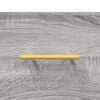 vidaXL Dressoir 34,5x34x90 cm bewerkt hout grijs sonoma eikenkleurig