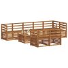 vidaXL Sofa-Sets 9 pcs Naturel Massief Acaciahout