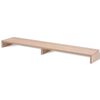 vidaXL TV-/monitorstandaard bewerkt hout 110x23,5x9 cm beige