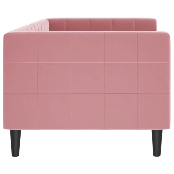vidaXL Slaapbank 80x200 cm fluweel roze