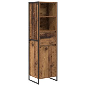 vidaXL Boekenkast Oud Hout 43 x 36 x 150.5 cm Bewerkt hout