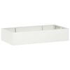 vidaXL Retentiewall 6 st 200 x 100 x 30 cm Staal Wit