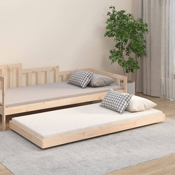 vidaXL Bedframe zonder matras massief grenenhout 90x190 cm