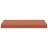 vidaXL Wandplank Wandgemonteerd Rood 50 x 23 x 4 cm Bewerkt hout