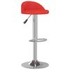 vidaXL Barstoelen 2 st kunstleer rood