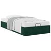 vidaXL Bedframe zonder matras 80x200 cm fluweel donkergroen