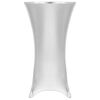 vidaXL 2 st Tafelhoezen stretch 70 cm zilver