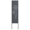 vidaXL Tuin Privacy Screen Antraciet 32 x 140 cm Koudgewalst staal