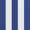 vidaXL Sierkussens 4 st gestreept 60x60 cm stof blauw en wit