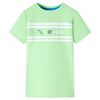 vidaXL Kindershirt 128 neongroen