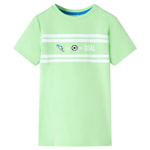 vidaXL Kindershirt 128 neongroen