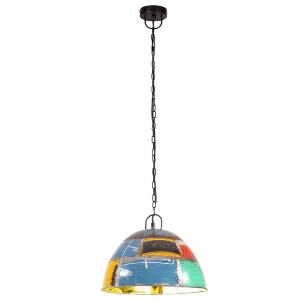 vidaXL Hanglamp industrieel vintage rond 25 W E27 41 cm meerkleurig