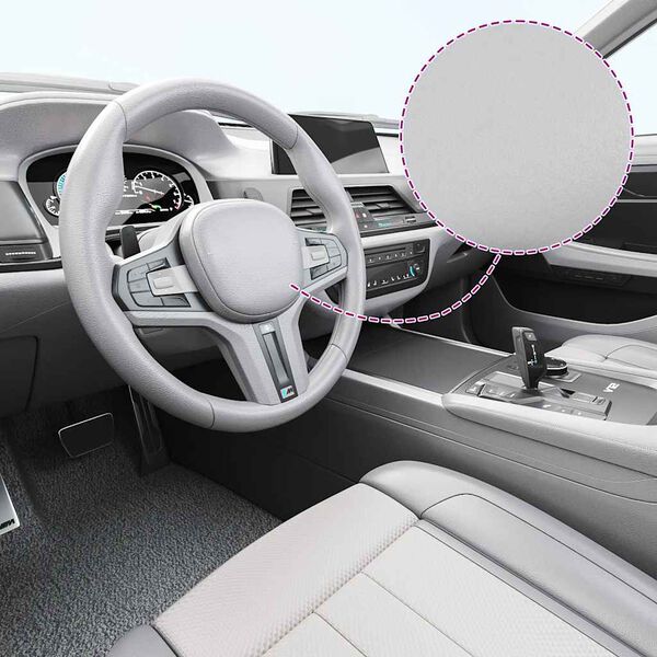 vidaXL Autofolie 100x150 cm matzilverkleurig