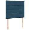vidaXL Ottoman bed met matrassen 120x190cm fluweel donkerblauw