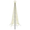 vidaXL Led-spiraalkerstboom met grondpen EKENAS 180 cm 220 LED's