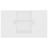 vidaXL Dressoir 120x30,5x70 cm bewerkt hout wit