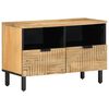 vidaXL Tv-meubel 70x33x46 cm massief mangohout bruin