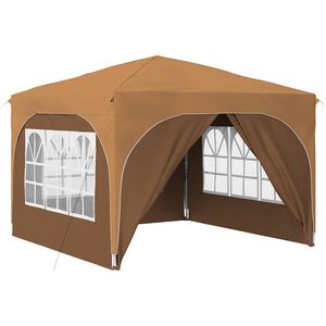 vidaXL Pop-up partytent 290 x 290 x 245 cm Beige
