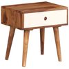 vidaXL Nachtkastje 45x30x45 cm massief acaciahout