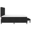 vidaXL Boxspringbed met matras met hoofdeinde Zwart 200 x 200 cm Stof