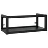 vidaXL Wastafelframe wandgemonteerd 79x38x31 cm ijzer zwart