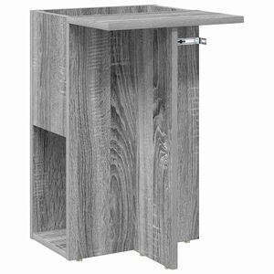 vidaXL Bijzettafel Grijs Sonoma 35 x 40 x 55 cm Bewerkt hout