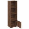 vidaXL Boekenkast 31x24x102 cm bewerkt hout bruin eikenkleurig