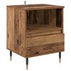 vidaXL Nachtkastje Oudhout 40 x 35 x 50 cm Bewerkt hout