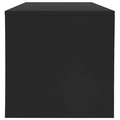 vidaXL Salontafel 100x40x40 cm bewerkt hout zwart