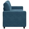 vidaXL Loveseat Sofa Blauw 180x77x82 cm Fluweel