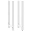 vidaXL Bartafelpoten 2 st 50x(110-111) cm staal wit