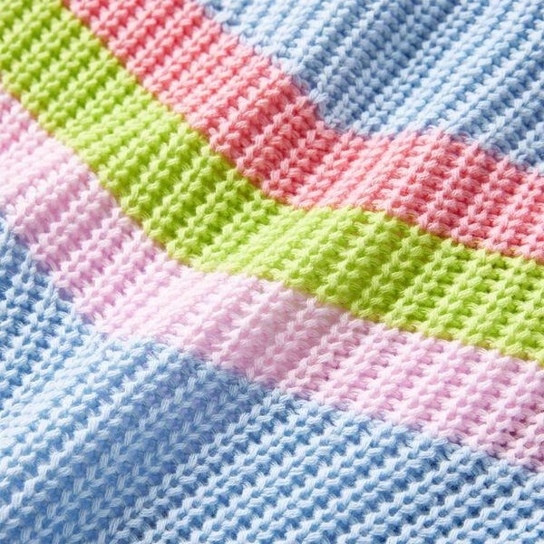 Kindertrui gebreid 92 blauw