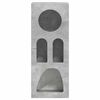 vidaXL Dressoir Beton Grijs 40 x 35 x 100,5 cm Bewerkt hout