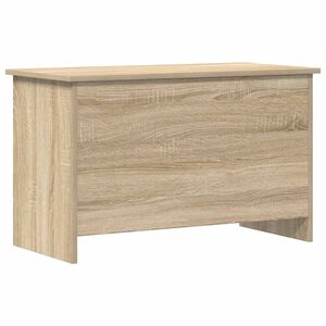 vidaXL Opbergkist met opslag Sonoma Eiken 80 x 40 x 50 cm Bewerkt hout